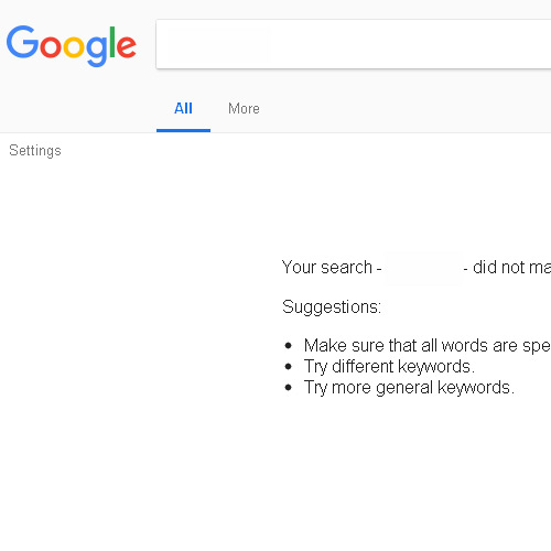 Site kan niet teruggevonden worden in Google